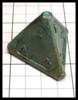 Dice : Dice - 4D - Plastic Painted Faux Bronze - JA Collection Apr 2024